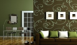 Individuelle Wanddekoration für das Wohnzimmer